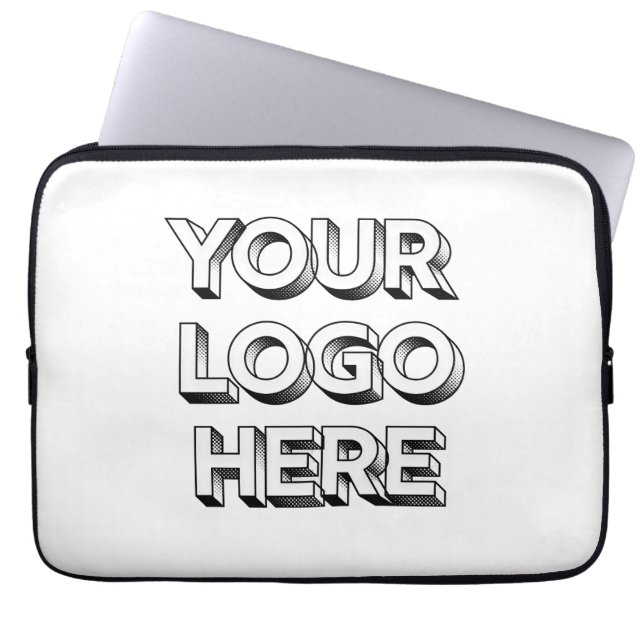 Customizable Your Logo Here Laptop Sleeve (Front)