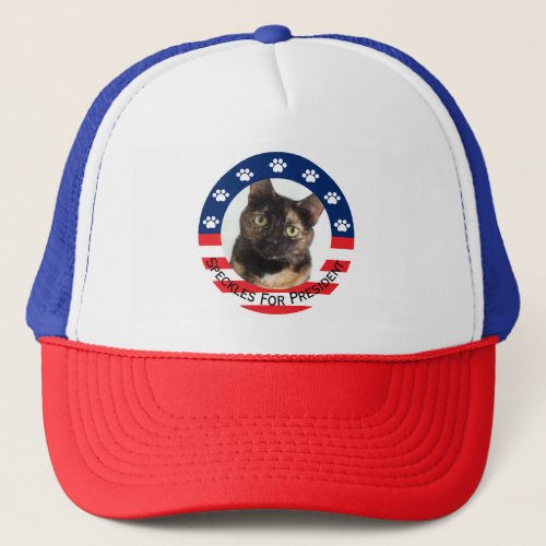 Customizable Your Pet For President Trucker Hat