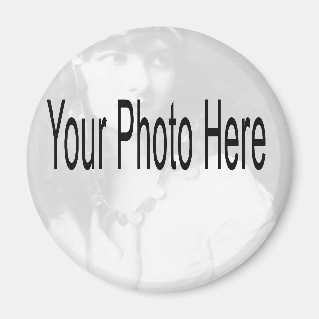 Customizable - Your Photo & Text Magnet (Front)
