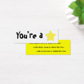 Customizable "You're A Star" Mini Bookmarker (Desk)