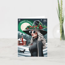 Customizable Yuletide Christmas Card