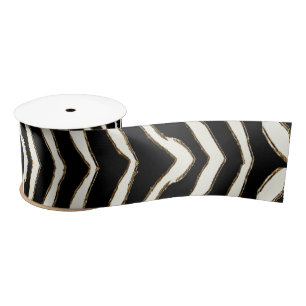 Customizable Zebra Print Ribbon