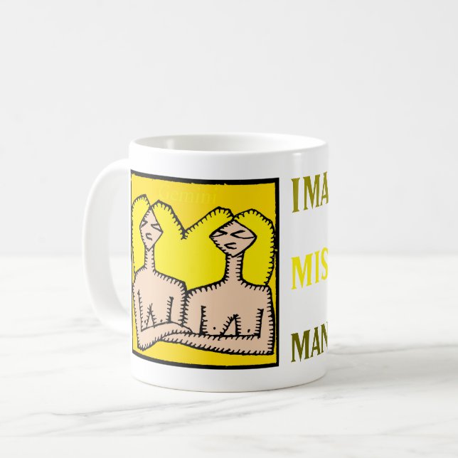 Customizable Zodiac Sign Personality Gemini Mug (Front Left)