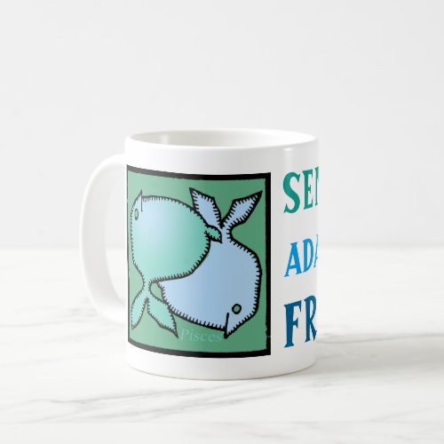 Customizable Zodiac Sign Personality Pisces Mug