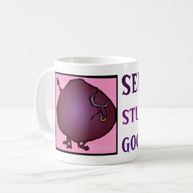 Customizable Zodiac Sign Personality Taurus Mug (Front Left)