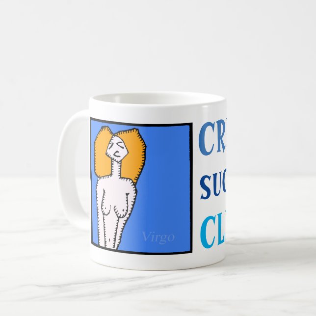 Customizable Zodiac Sign Personality Virgo Mug (Front Left)