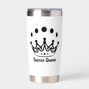 Customizable Zodiac Taurus Astrology Tarot Mystic Insulated Tumbler