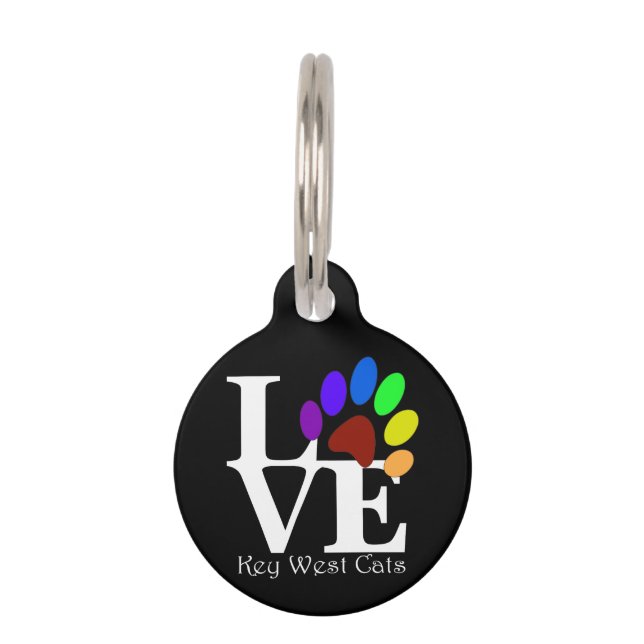 Customization Key West Cat Tag  Polydactyl (Front)