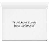Customize 1950's Radio Boy Humorous Caption Cards (Inside Horizontal (Bottom))