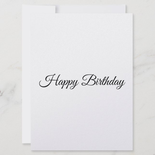 Customize a birthday card (Front)