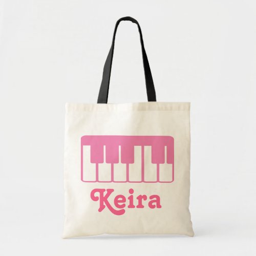 Customize A Piano Music Tote Bag