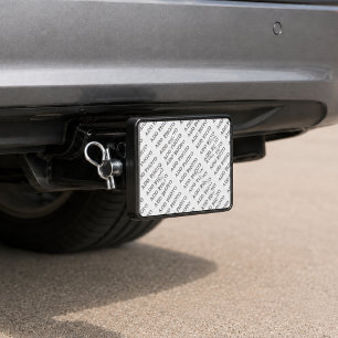 Customize Add Name Photo Artwork Trailer Hitch Cover