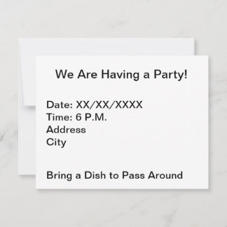 Customize Add Name Photo or Artwork Invitation