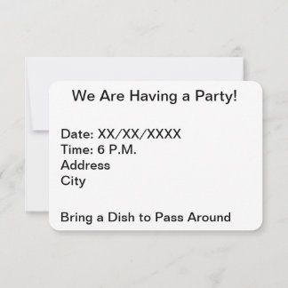 Customize Add Name Photo or Artwork Invitation