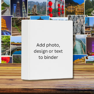 Customize Add Name Photo or Artwork Mini Binder