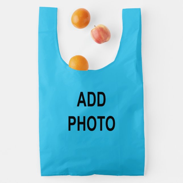 Customize Add Name Photo or Artwork Reusable Bag (Insitu)