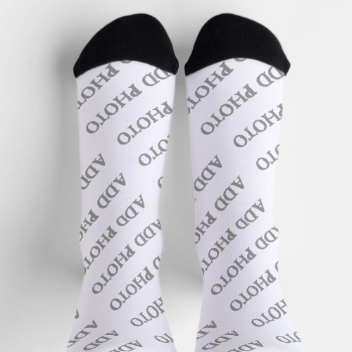 Customize Add Name Photo or Artwork Socks