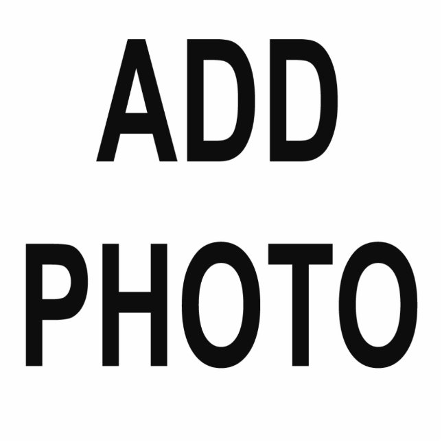 Customize Add Photo Name Design Cutout (Front)