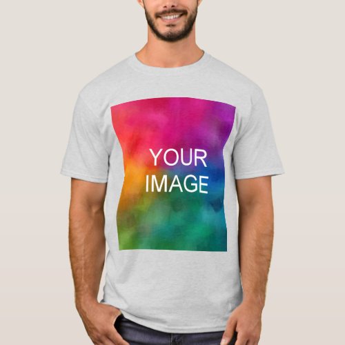 Customize Add Your Image Logo Photo Template T_Shirt