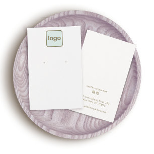 Customize  Add Your Logo Earring Display