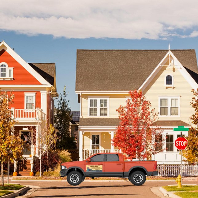 Customize Air Conditioning Heating HVAC Business  Car Magnet (Creator Uploaded)