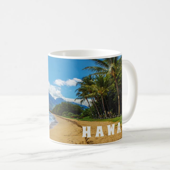 Customize Aloha Hawaii Tropical Coffee Mug (Front Right)