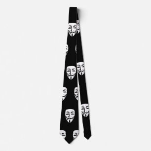 Customize Anonymous face party Tie