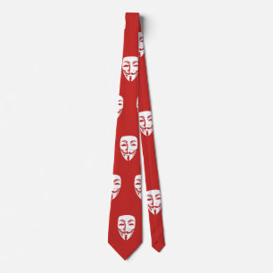 Customize Anonymous face party Tie