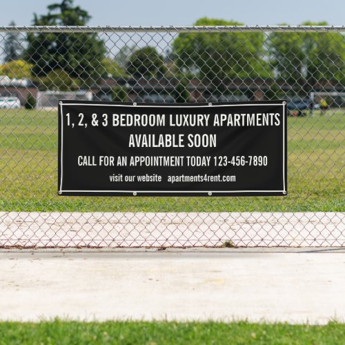 Customize Apartments For Rent Multi Colored Small Banner
