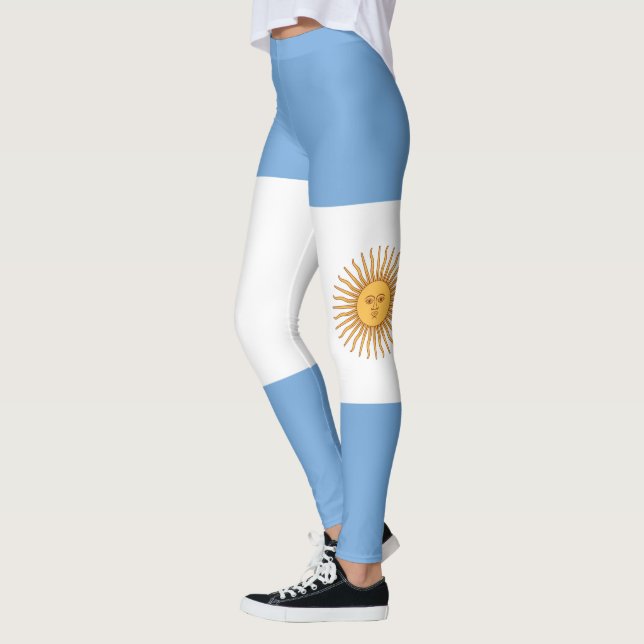 Customize Argentina National Flag Leggings (Left)