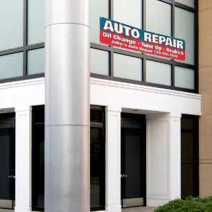 Customize Auto Repair Service Brakes Oil Change Banner