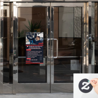 Customize Auto Repair Shop Service Repair List Pro Window Cling