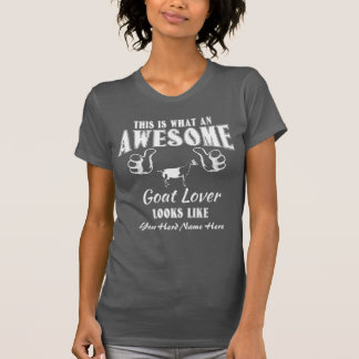 CUSTOMIZE Awesome Goat Lover Alpine Goat T-Shirt