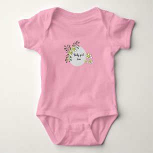 Customize baby girl bodysuit