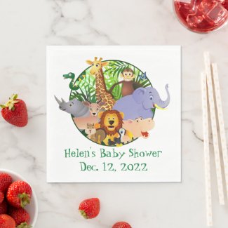 Customize Baby Shower Animal  Safari 