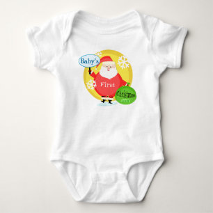 Customize Baby's First Christmas Bodysuit