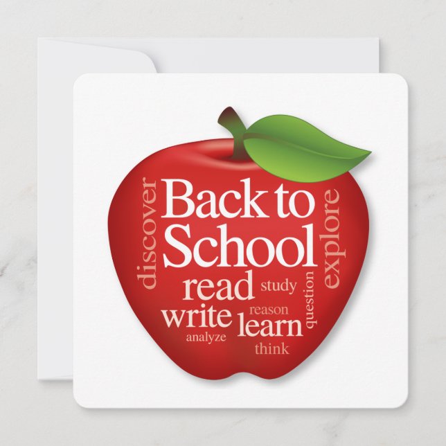 Customize Back to School Card (Front)