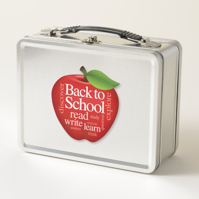 Customize Back to School Metal Lunch Box (Front)