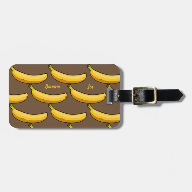 Customize Banana Luggage Tag (Front Horizontal)