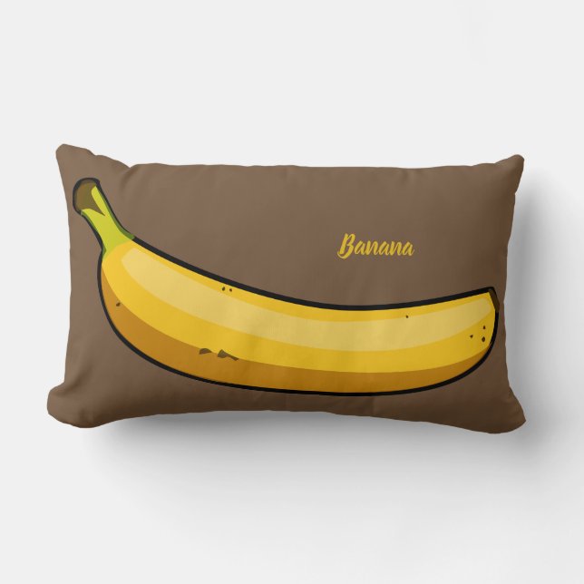 Customize Banana Lumbar Pillow (Front)