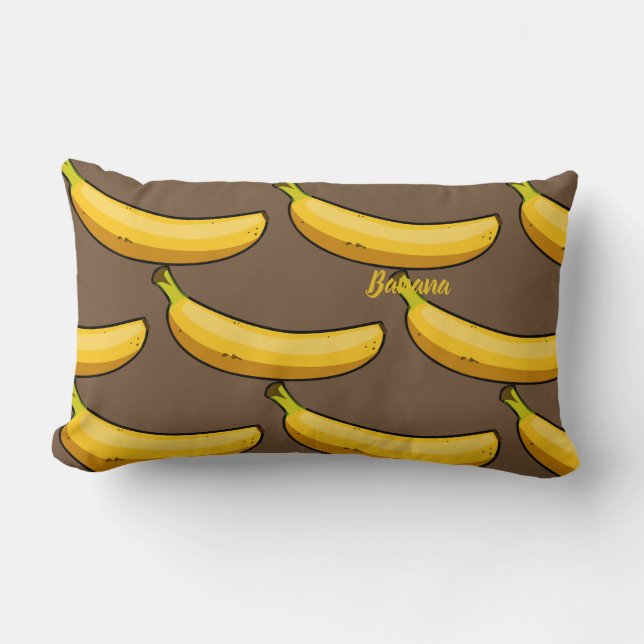 Customize Banana Lumbar Pillow (Front)
