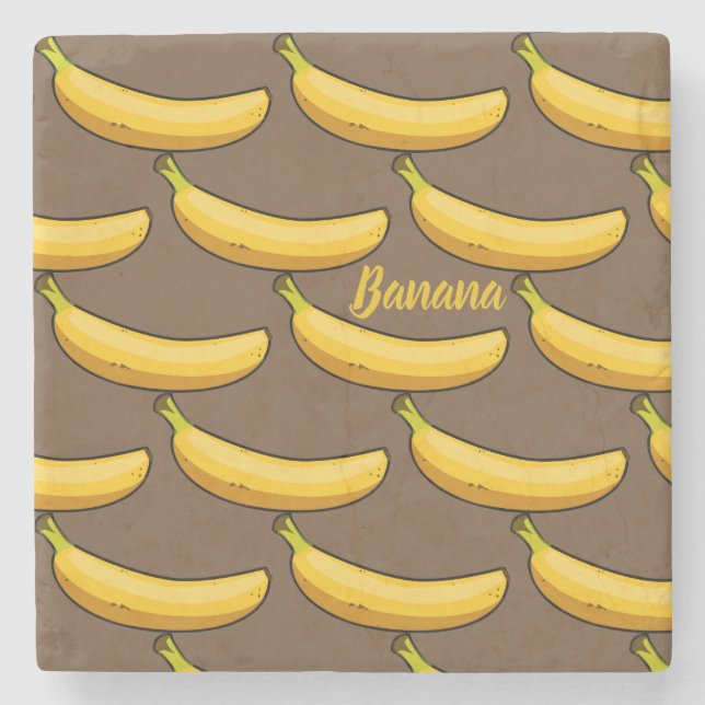 Customize Banana Stone Coaster (Front)