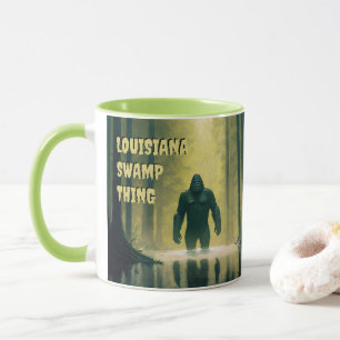 Customize Bigfoot Sasquatch Louisiana Swamp Thing Mug