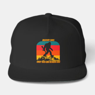 Customize Bigfoot Says Only You Can Return Fire Snap Back Hat
