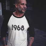 Customize Birth Year Classic Vintage Grunge T-Shirt<br><div class="desc">Type in your own birth year!</div>