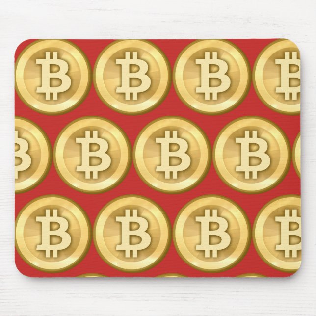 Customize Bitcoins Mouse Pad (Front)