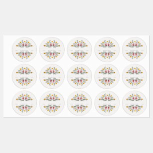 Customize Blank Seasoning Spice Herb Pastel Floral Labels