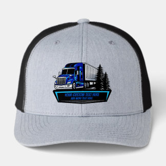 Customize Blue OTR Freight Hauling Trucker