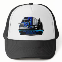 Customize Blue OTR Freight Hauling Trucker