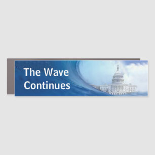 Customize Blue Wave Election 2024 Car Magnet